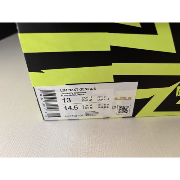 Nike LeBron NXXT Genisus EP- University Blue/White HF0711-402 Size 13 New In Box main image 8